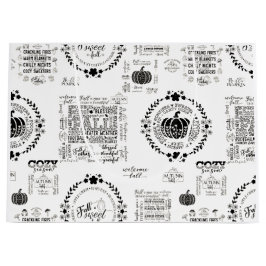 Sacola Para Presentes Grande Autumn Vibes Paper Gift Bag