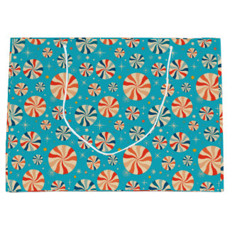 Sacola Para Presentes Grande Azul-canavial-de-natal