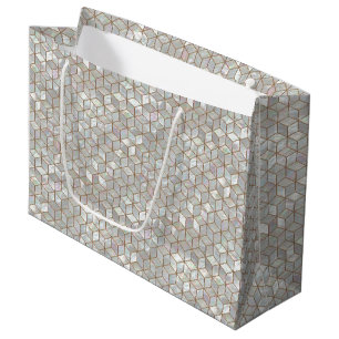 Sacola Para Presentes Grande Azulejos da madrepérola