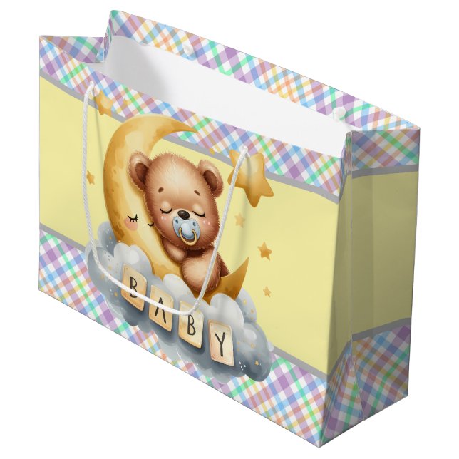 Sacola Para Presentes Grande Baby Bear (Frente inclinada)