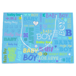 Sacola Para Presentes Grande Baby Boy