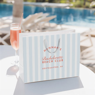 Sacola Para Presentes Grande Bachelorette Azul de Imagem Moderna