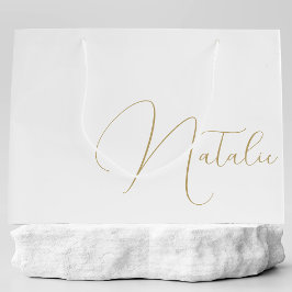 Sacola Para Presentes Grande Bachelorette Personalizada do Partido Bridal Bride