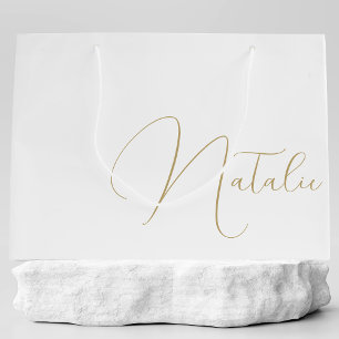 Sacola Para Presentes Grande Bachelorette Personalizada do Partido Bridal Bride