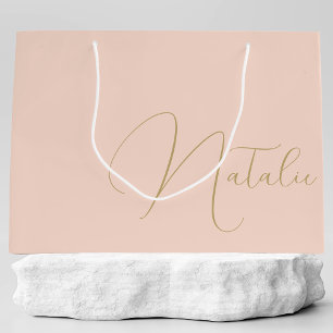 Sacola Para Presentes Grande Bachelorette Personalizada do Partido Bridal Bride