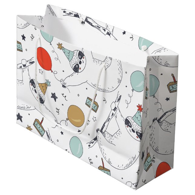 Sacola Para Presentes Grande Bag de presente de aniversário bonito (Frente inclinada)