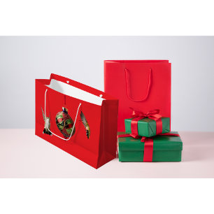 Sacola Para Presentes Grande Bag de presente de Natal para o Hummingbird