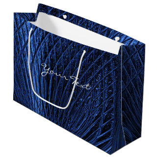 Sacola Para Presentes Grande Bag de presente decorativo do Marinho azul