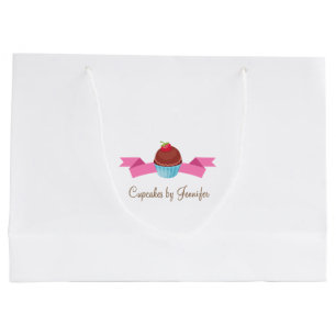 Sacola Para Presentes Grande Bag de presentes de negócios de Cupcake CUTE