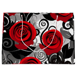 Sacola Para Presentes Grande Bag de presentes do bonito Rosa vermelha