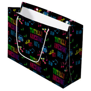 Sacola Para Presentes Grande Bag de presentes grandes e incríveis anos 80