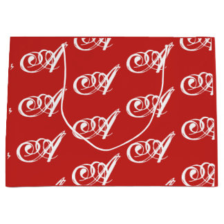 Sacola Para Presentes Grande Bag de presentes INICIAL PERSONALIZADA