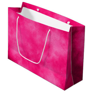 Sacola Para Presentes Grande Bag do Efeito da Nuvem Magenta