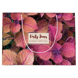 Sacola Para Presentes Grande Bag Floral de Presente Personalizável