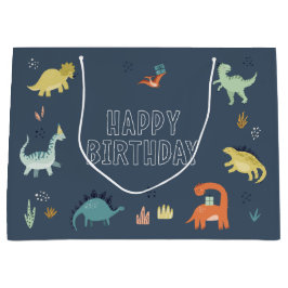 Sacola Para Presentes Grande Bag Gift Dinossauro Bonito