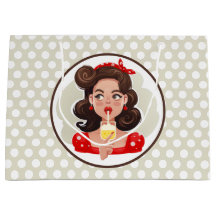 Bag Gift-Gift-Ktail de Retro Bonito