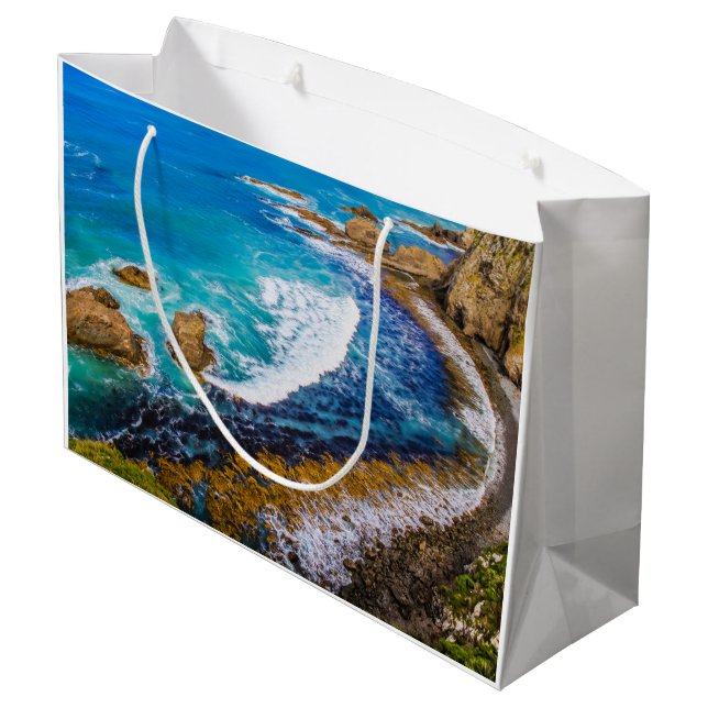 Sacola Para Presentes Grande Baía De Roaring No Ponto Nugget (Verso inclinado)