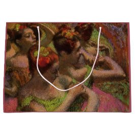 Sacola Para Presentes Grande Bailarinas Ajustando Seus Vestidos (Edgar Degas)