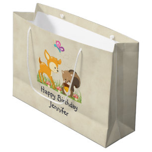 Sacola Para Presentes Grande Bairro de Cartoon Creatures Cartoon