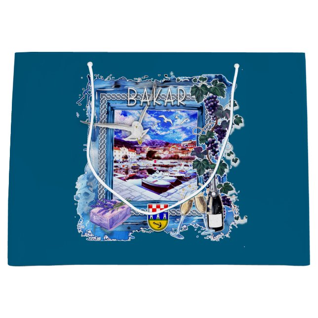 Sacola Para Presentes Grande Bakar (Frente)