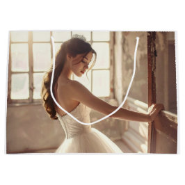 SACOLA PARA PRESENTES GRANDE BALLET LOVE - BALLET & DANCE