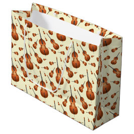 Sacola Para Presentes Grande Banda de Jazz, Professora de Música Musical de Bas