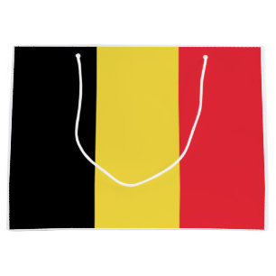 Sacola Para Presentes Grande Bandeira belga