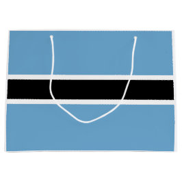 Sacola Para Presentes Grande Bandeira Botsuanesa (Botsuana)