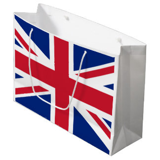 Sacola Para Presentes Grande bandeira britânica