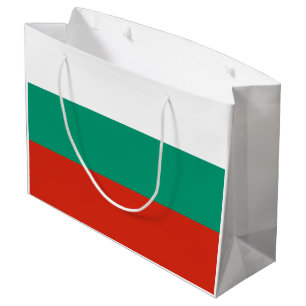 Sacola Para Presentes Grande Bandeira Búlgara Patriótica