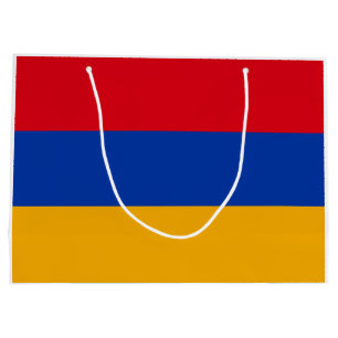 Sacola Para Presentes Grande Bandeira da Armênia