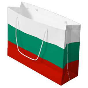 Sacola Para Presentes Grande Bandeira da Bulgária
