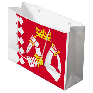 Sacola Para Presentes Grande Bandeira da Carélia do Norte