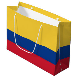 Sacola Para Presentes Grande bandeira da Colômbia