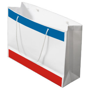Sacola Para Presentes Grande Bandeira da Crimeia