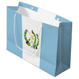 Sacola Para Presentes Grande Bandeira da Guatemala