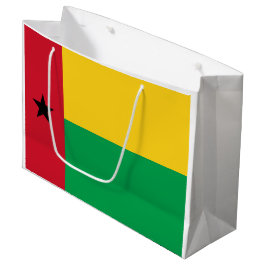 Sacola Para Presentes Grande Bandeira da Guiné-Bissau