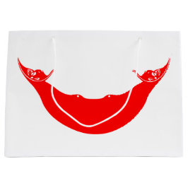 Sacola Para Presentes Grande Bandeira da Ilha da Páscoa (Rapa Nui)