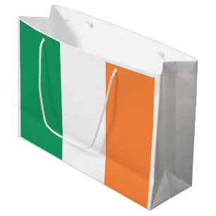 Sacola Para Presentes Grande Bandeira da Irlanda