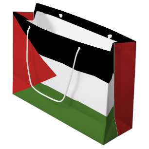 Sacola Para Presentes Grande bandeira da Palestina