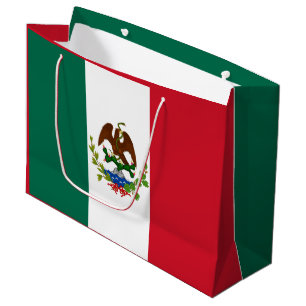 Sacola Para Presentes Grande Bandeira da República Mexicana: 1824-1835, Santa A