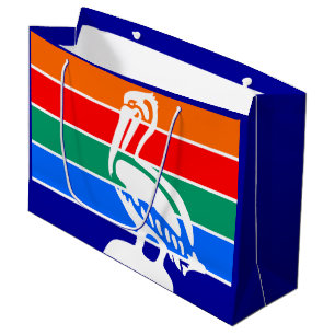 Sacola Para Presentes Grande Bandeira da Rua. Petersburgo, Flórida