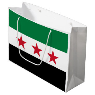 Sacola Para Presentes Grande Bandeira da Síria