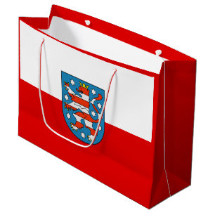 Sacola Para Presentes Grande Bandeira da Turíngia Large Gift Bag