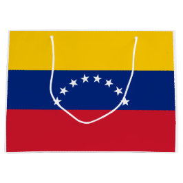 Sacola Para Presentes Grande Bandeira da Venezuela