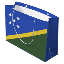 Sacola Para Presentes Grande bandeira das Ilhas Salomão