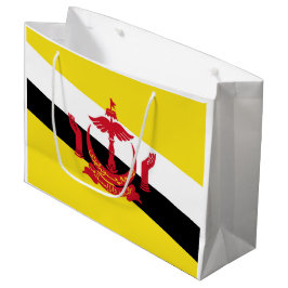 Sacola Para Presentes Grande Bandeira de Brunei