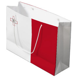 Sacola Para Presentes Grande Bandeira de Malta