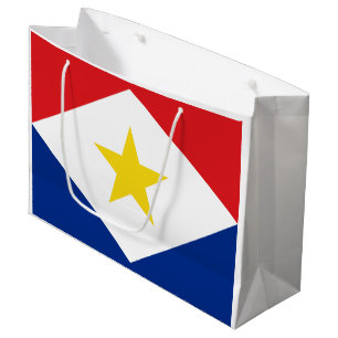 Sacola Para Presentes Grande Bandeira de Saba