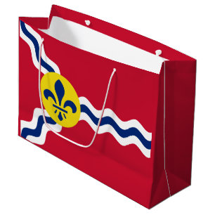 Sacola Para Presentes Grande Bandeira de St. Louis, Missouri